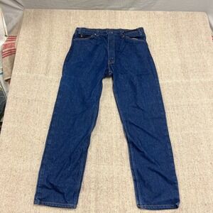 Vintage Levi's 505 Jeans Mens 34x32 Blue 1970s Dark USA
